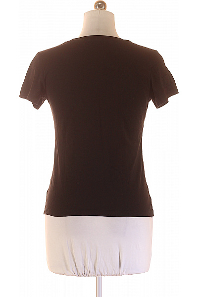 Calvin Klein Dámské hnědé tričko s krátkým rukávem a kulatým výstřihem basic s potiskem Velikost m | Calvin Klein | obrázek 3