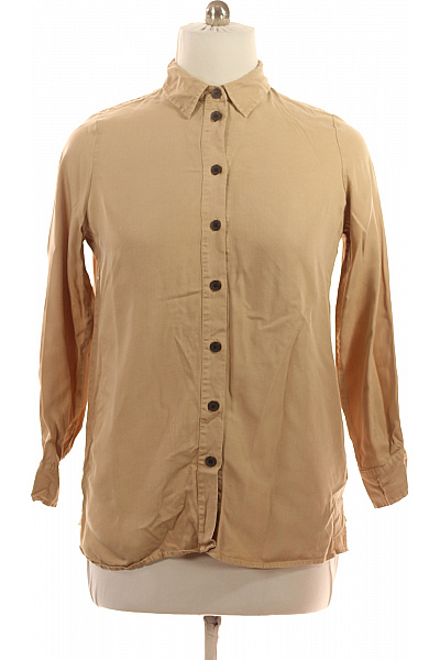 OPUS Dámská lyocellová košile béžová ležérní dlouhý rukáv Vel. L | OPUS | obrázek 2