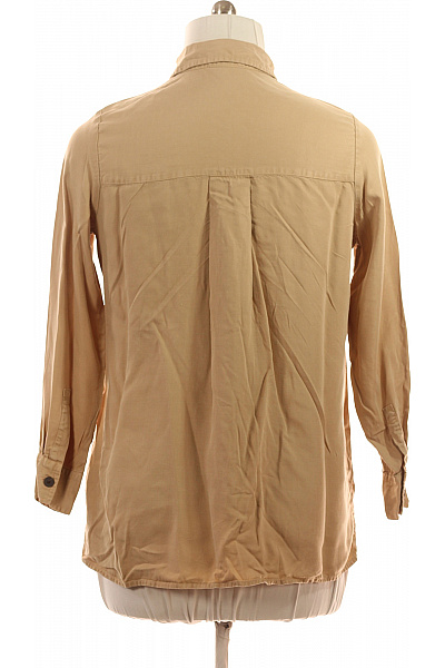 OPUS Dámská lyocellová košile béžová ležérní dlouhý rukáv Vel. L | OPUS | obrázek 3