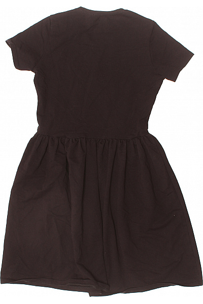 Tričkové  Šaty Černé Vel. 38 | basic | obrázek 3