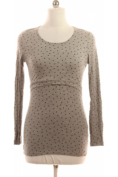 Seraphine Dámské tričko s dlouhým rukávem a potiskem puntíky kojící těhotenské Vel. M | Seraphine | obrázek 2
