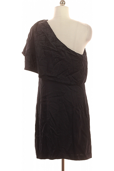 Reiss Černé pouzdrové šaty asymetrické mini volné koktejlové elegantní Vel. 40 | Reiss | obrázek 3