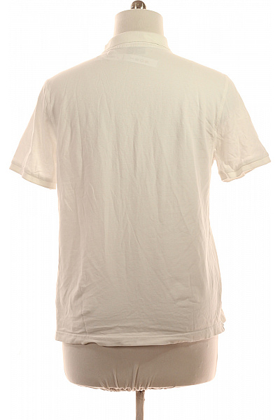 GANT Pánské tričko s krátkým rukávem a límečkem bílé jednobarevné bavlněné Velikost XL | GANT | obrázek 2