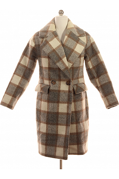 Dámský Kabát Barevný GLAMOROUS Second Hand Vel.  34