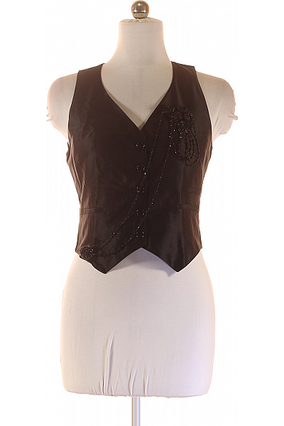 Karen Millen Kratká Dámská Vesta Černá Second hand | Karen Millen | obrázek 2