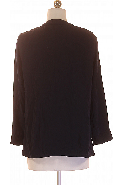 MANGO  Halenka Jednobarevná Modrá Vel. S | MANGO | obrázek 3