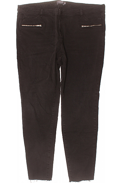 Dámské Džíny Černé Second Hand Vel. 52