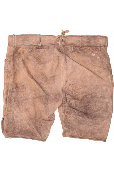 Trachtenmanufaktur Pánské kožené kraťasy hnědé s výšivkou volnočasové Velikost XXL | Trachtenmanufaktur | obrázek 3