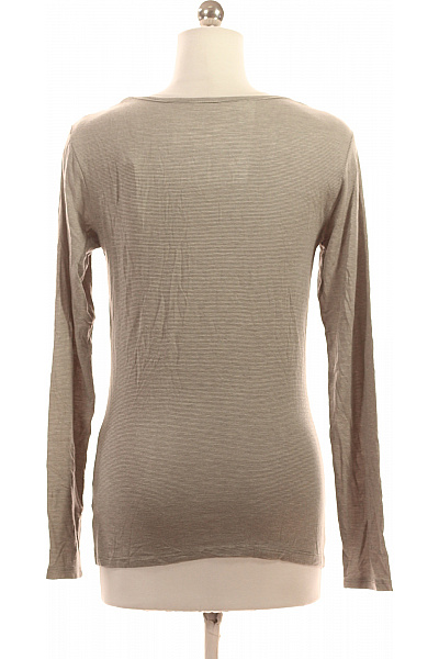 Tchibo Dámské tričko dlouhý rukáv béžové pruhované basic Velikost 36/38 | Tchibo | obrázek 2