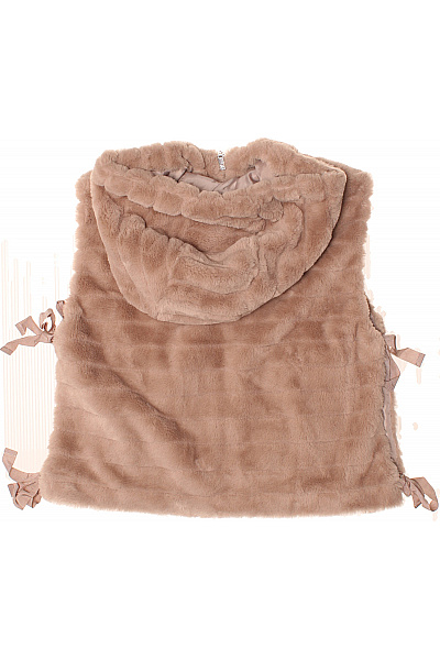 monari Dámská Béžová Chlupatá Kožešinová Teplá Vesta Zip Vel. 38 | monari | obrázek 3