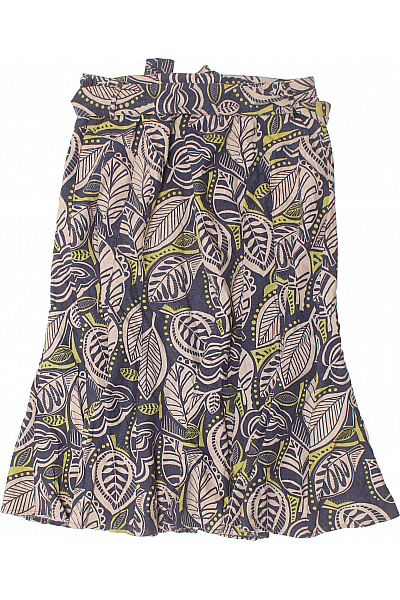 PAPAYA  Sukně áčková Lněná Barevná | PAPAYA | obrázek 3