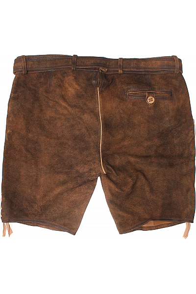 Spieth&Wensky Pánské kožené kraťasy hnědé s výšivkou a sponou Vel. 56 | Spieth&Wensky | obrázek 2