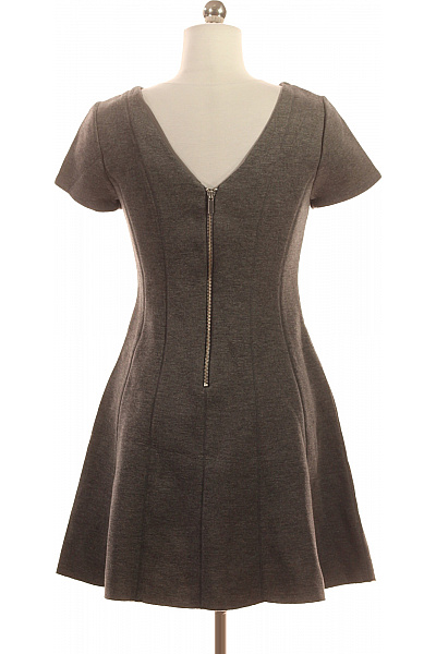 BANANA REPUBLIC Šedé dámské mikinové šaty úpletové krátké jednoduché na denní nošení Velikost 4 | BANANA REPUBLIC | obrázek 3