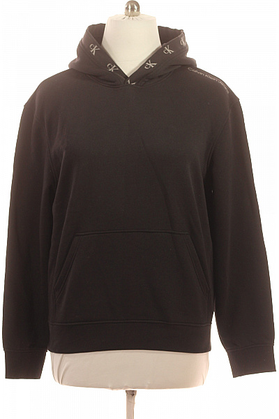 Calvin Klein Pánská černá mikina s kapucí a klokaní kapsou streetwear Velikost L | Calvin Klein | obrázek 2