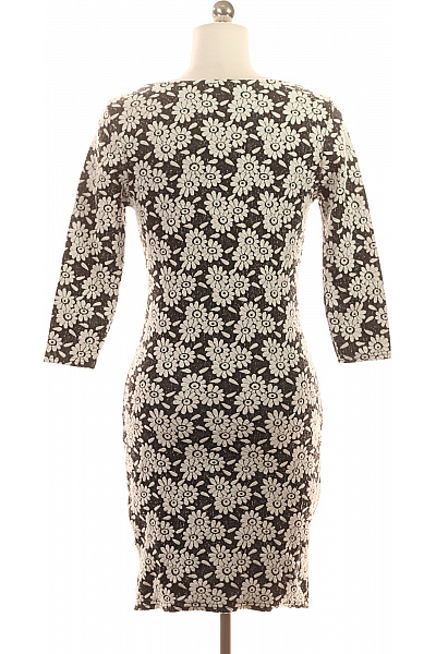  Šaty s Květinovým Potiskem Černobílé River Island | River Island | obrázek 3