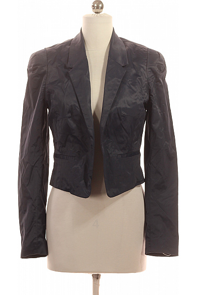 Pepe Jeans Černý krátký vypasovaný blejzr elegantní lesklý sako Vel. S | Pepe Jeans | obrázek 2