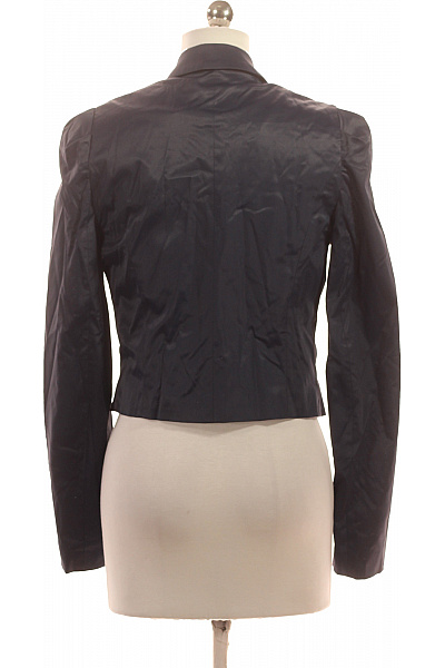 Pepe Jeans Černý krátký vypasovaný blejzr elegantní lesklý sako Vel. S | Pepe Jeans | obrázek 3