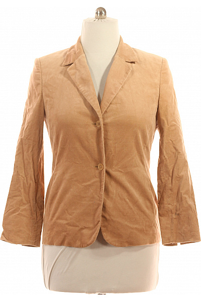 Esprit Bavlněné hnědé manšestrové vypasované sako na běžné nošení podzimní Vel. 44 | Esprit | obrázek 2