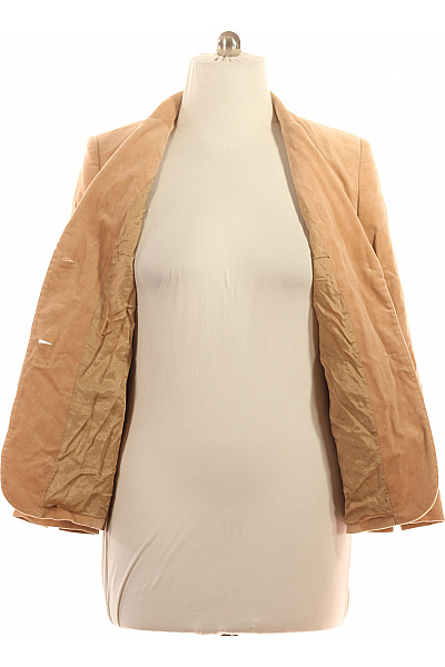 Esprit Bavlněné hnědé manšestrové vypasované sako na běžné nošení podzimní Vel. 44 | Esprit | obrázek 4