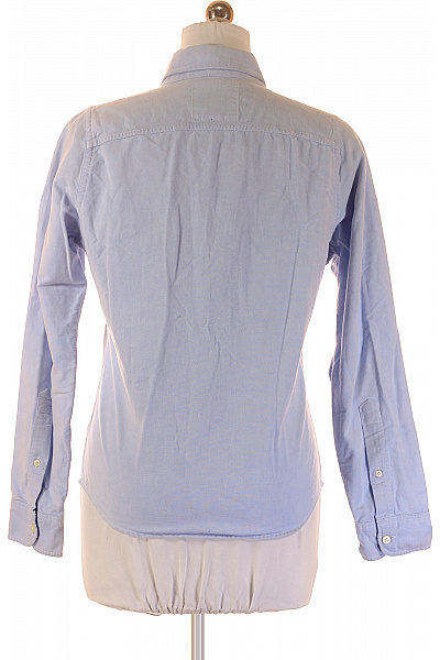 Hollister Bavlněná světle modrá košile s dlouhým rukávem a výšivkou ležérní regular fit Velikost S | Hollister | obrázek 2