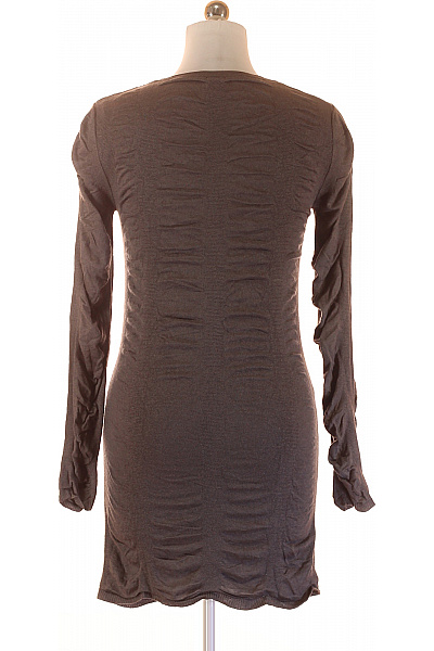 OBJECT Dámský prodloužený kardigan hnědý žebrovaný propínací s kapsami Velikost m | OBJECT | obrázek 2