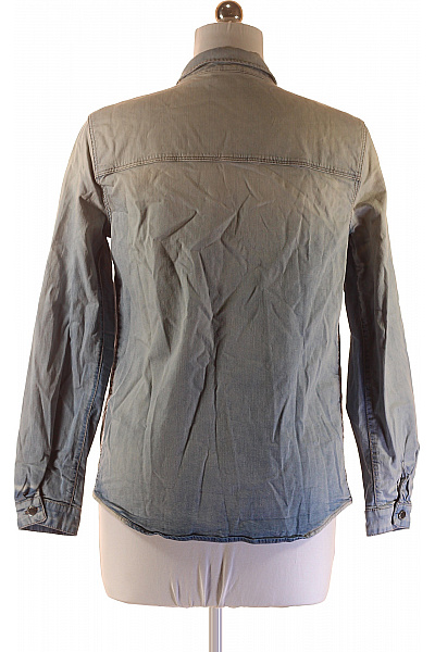 Riflová Dámská Košile Modrá MANGO Vel. M | MANGO | obrázek 3