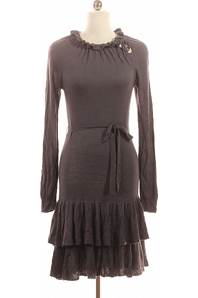 SISLEY  Šaty Pletené Šedé Vel. S | SISLEY | obrázek 2