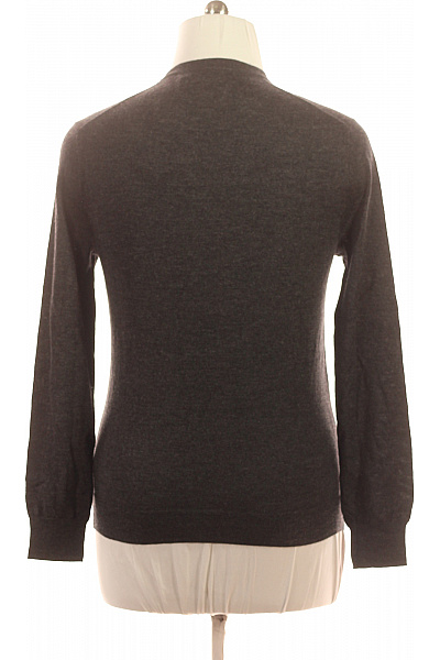 Ralph Lauren Pánský Merino Pulovr Šedý Tenký Dlouhý Rukáv Basic Přes Hlavu Velikost M | Ralph Lauren | obrázek 2