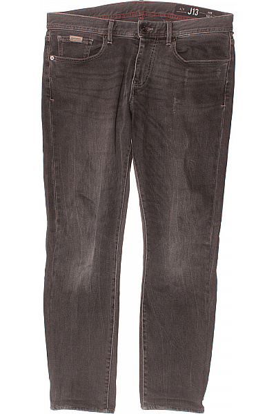 Roztrhané Pánské Džíny Šedé ARMANI Vel. 33