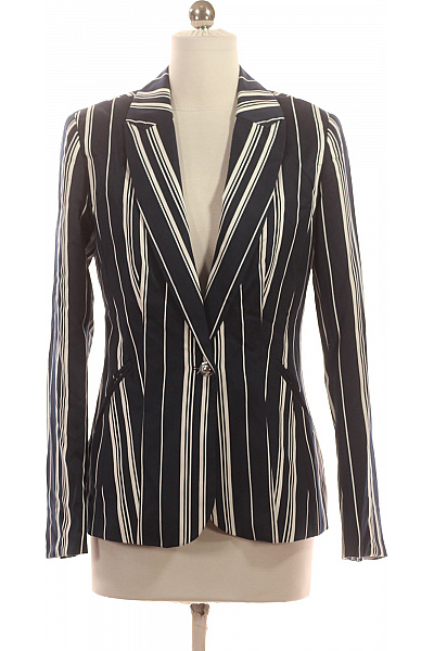 Společenské Dámské Sako Modré Vel. 34 | BODY FLIRT | obrázek 2