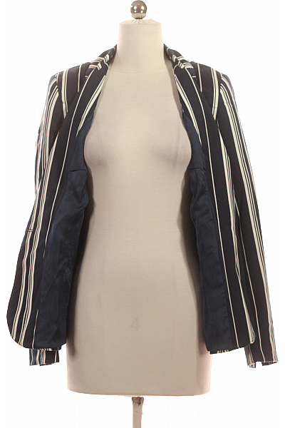 Společenské Dámské Sako Modré Vel. 34 | BODY FLIRT | obrázek 4