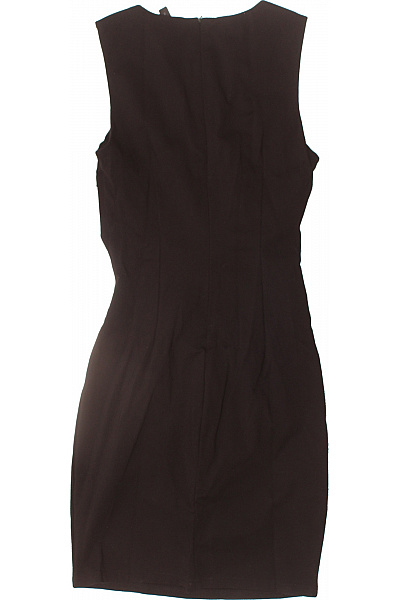 Y.A.S Černé pouzdrové šaty bez rukávů s řasením elegantní upnuté krátké Velikost S | Y.A.S | obrázek 3