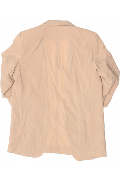 PIECES Polyesterový béžový blejzr elegantní ležérní na běžné nošení Vel. M | PIECES | obrázek 3