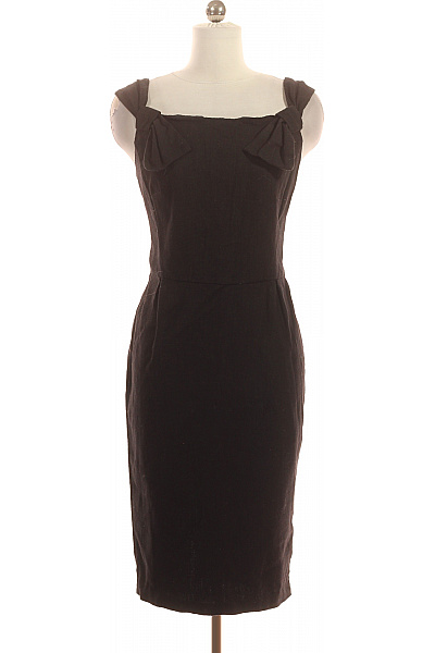 River Island Černé pouzdrové šaty na ramínka s mašlemi elegantní jednoduché Velikost 40 | River Island | obrázek 2