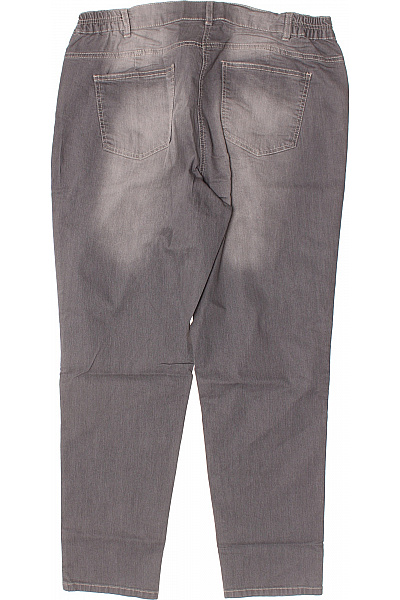 Rovné šedé džíny seprané klasické s kapsami Vel. EU 50 | Unimoda | obrázek 2