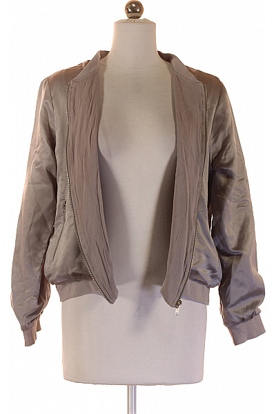 LAWRENCE GREY Dámská bomber bunda lesklá přechodová moderní šedá Vel. 36 | LAWRENCE GREY | obrázek 3