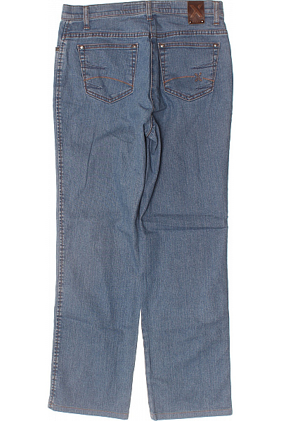 BRAX Dámské modré džíny rovné seprané klasické s kapsami Velikost M | BRAX | obrázek 2