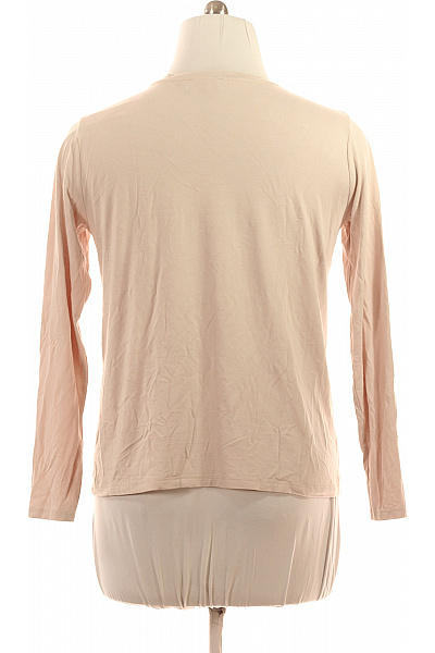 miss goodlife Dámské viskózové tričko béžové s dlouhým rukávem a růžovým nápisem LOVE Velikost L | miss goodlife | obrázek 2