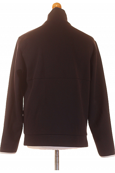 Hugo Boss Pánská bavlněná mikina na zip tmavě černá sportovní bez kapuce Vel. M | Hugo Boss | obrázek 3