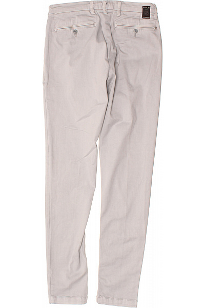 REPLAY Dámské bavlněné kalhoty volnočasové jarní šedé rovné Velikost 30/32 | REPLAY | obrázek 3