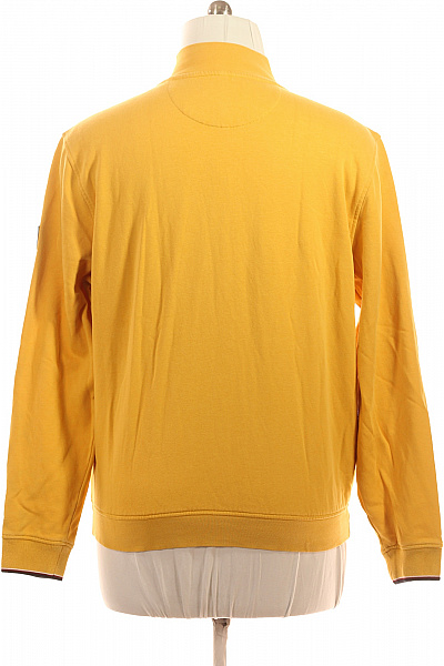 bugatti Pánská žlutá mikina na zip se stojáčkem bez kapuce Velikost xl | bugatti | obrázek 2