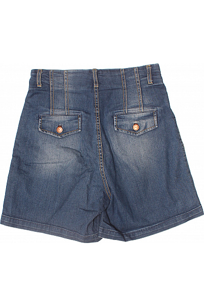 MANGO Dámské riflové kraťasy s vysokým pasem a kapsami retro Vel. 38 | MANGO | obrázek 3