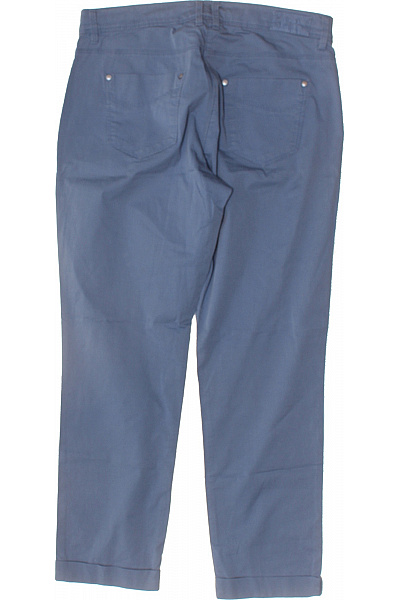 BRAX Dámské bavlněné modré kalhoty chino ohrnuté zkrácené s kapsami Vel. M | BRAX | obrázek 2