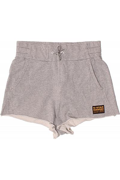 G-Star Dámské bavlněné šedé teplákové krátké volné s kapsami s vysokým pasem Velikost L | G-Star | obrázek 2