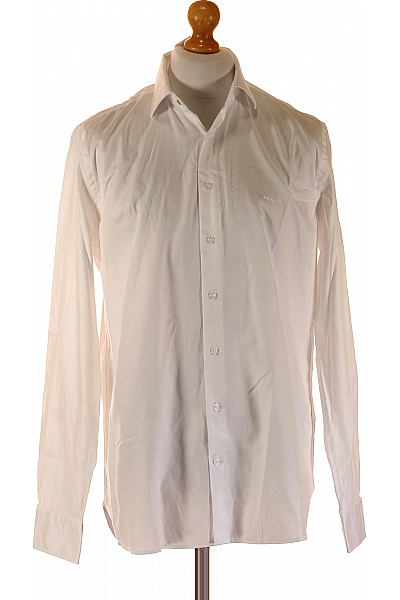 MICHAEL KORS Pánská bavlněná bílá košile dlouhý rukáv elegantní business regular fit Vel. 43 | MICHAEL KORS | obrázek 2