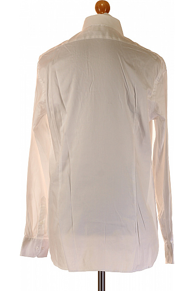 MICHAEL KORS Pánská bavlněná bílá košile dlouhý rukáv elegantní business regular fit Vel. 43 | MICHAEL KORS | obrázek 3