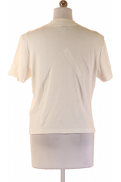 TOMMY HILFIGER dámské tričko s krátkým rukávem bílé basic bavlna Vel. l | TOMMY HILFIGER | obrázek 2