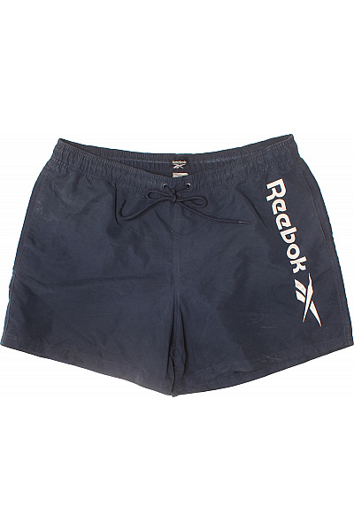 Reebok Krátké Tmavě Modré Volné Plážové Kraťasy Se Stahovací šňůrkou Velikost L