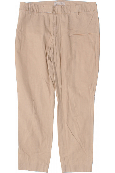 Gap Dámské plátěné kalhoty béžové volnočasové rovné Vel. 38 | Gap | obrázek 2