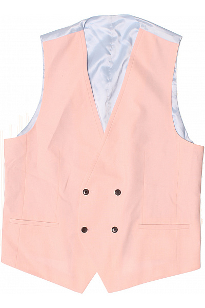 Hugo Boss Pánský třídílný společenský oblek růžový hladký moderní Velikost 50 | Hugo Boss | obrázek 5